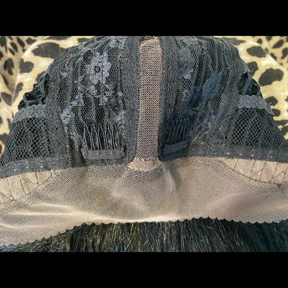 Tops M EVIE Lace front wig JETBLACK 1 - Picture 9 of 10